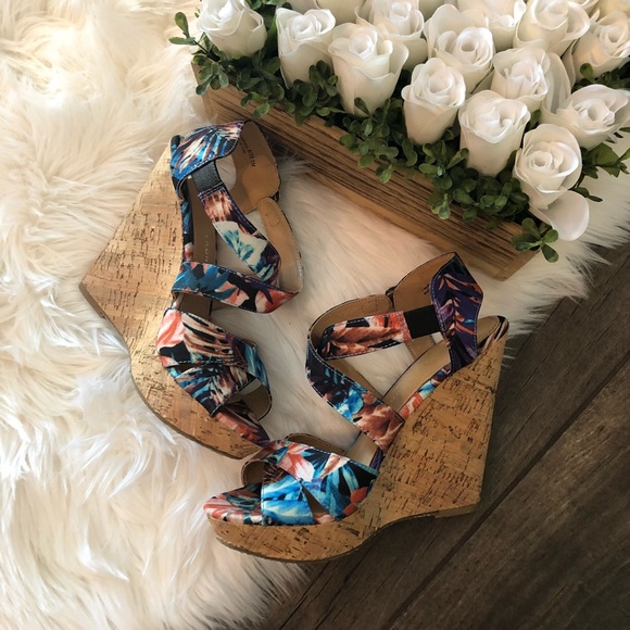 Chinese Laundry Shoes - Chinese Laundry Floral Wedges